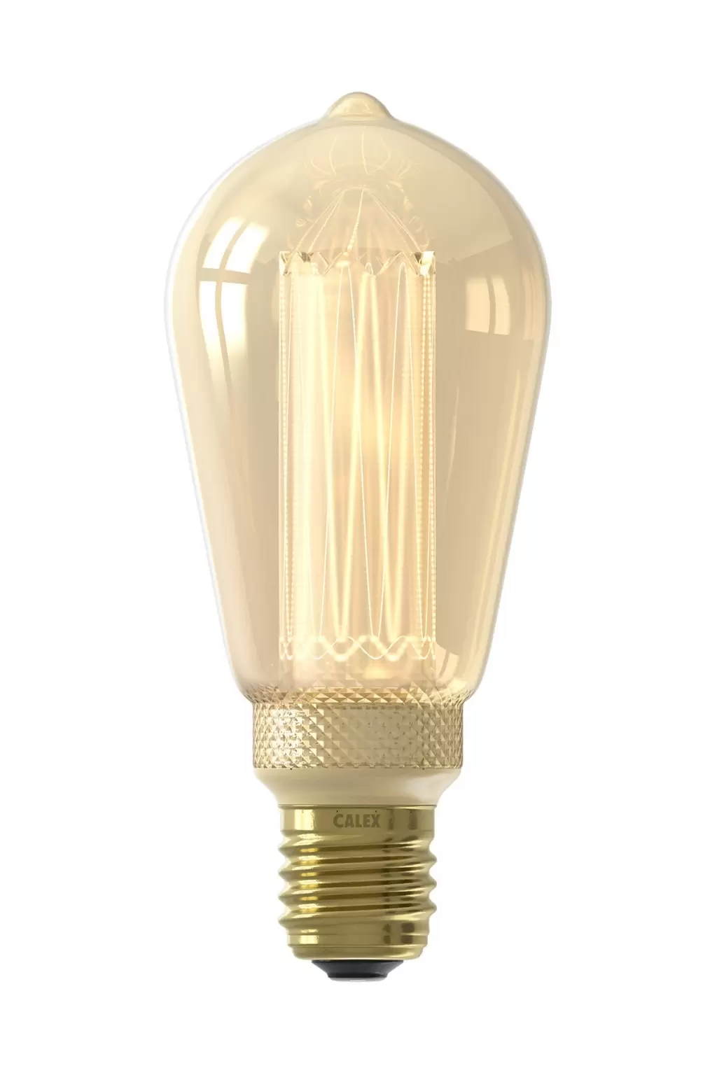 Calex Rustiek Led Lamp Glassfiber W Dimbaar Goud Top Tuincentrum