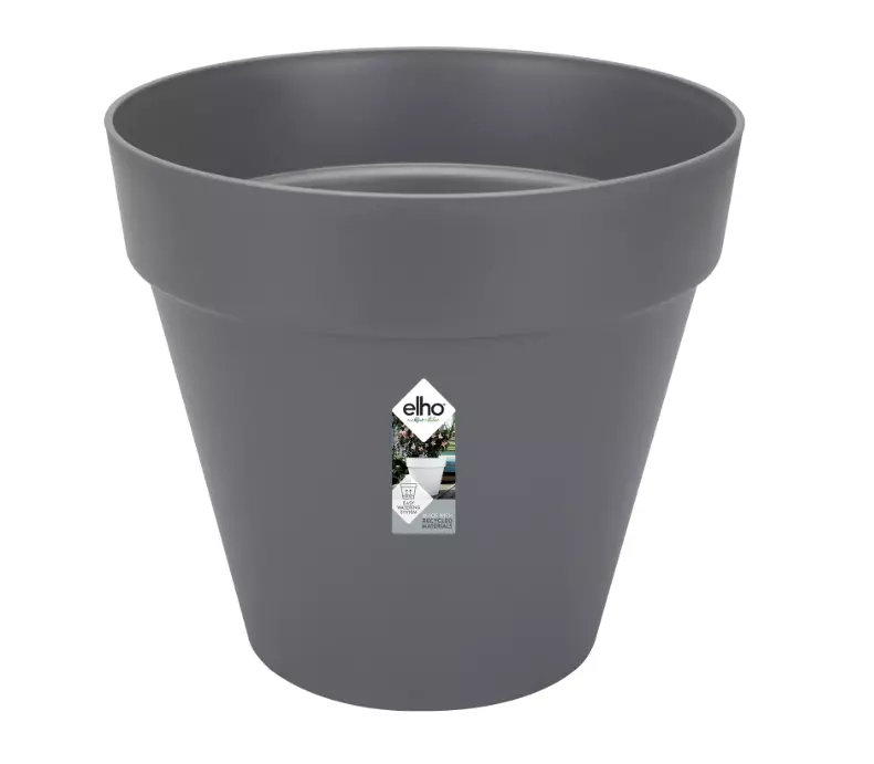 Elho Pot Wiel Loft Urban Rond D40cm Antraciet Top Tuincentrum