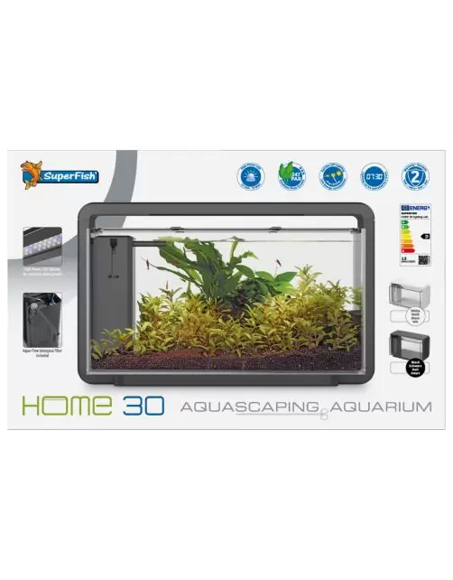 Superfish Home Aquarium Zwart Top Tuincentrum