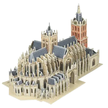 3D Gebouw - Sint-Janskathedraal Den Bosch (184 stukjes) - afbeelding 3