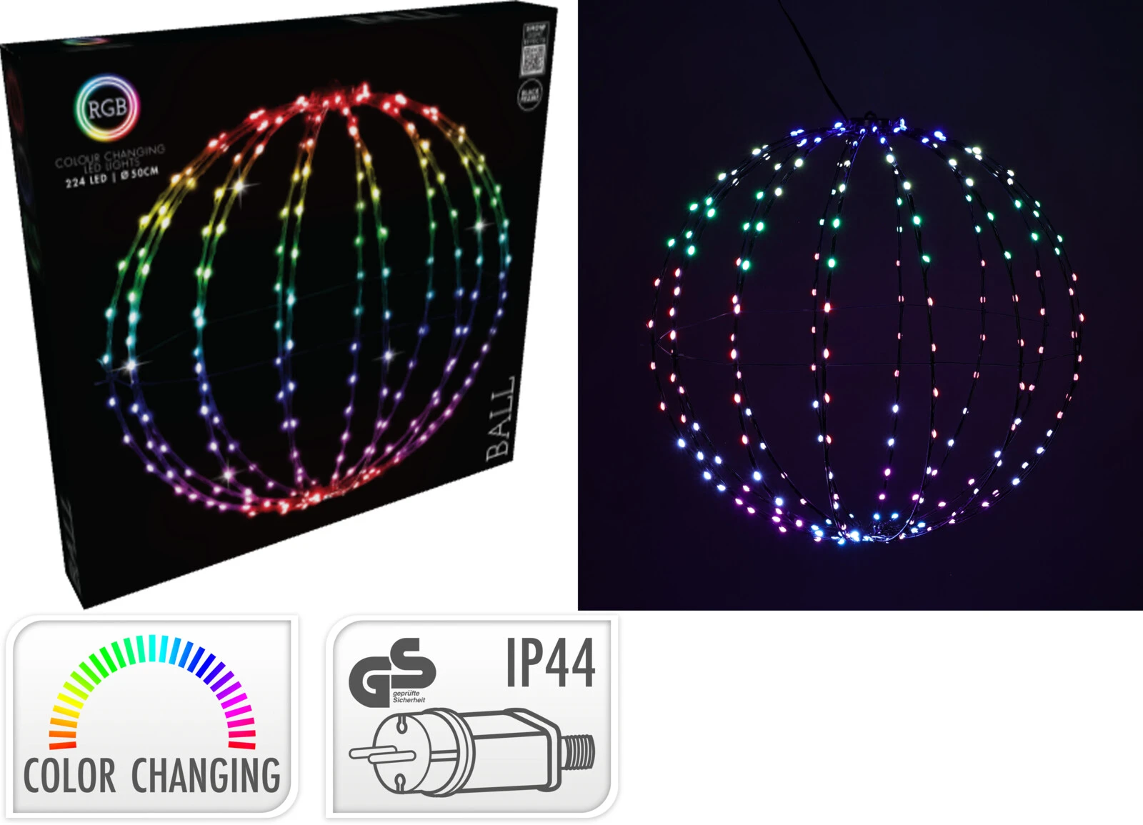 BAL 50CM 224LED RGB