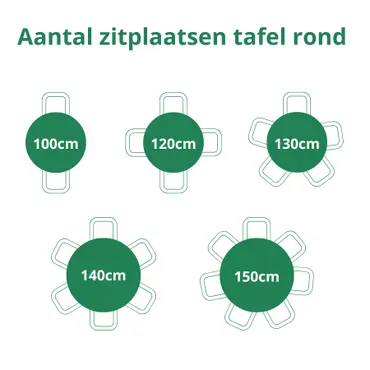 Tuintafel Rond Caredo Ø90 cm - afbeelding 2