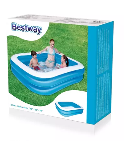 Bestway Familiezwembad rechthoek l262