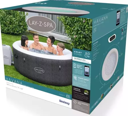 Bestway lay-z spa havana jacuzzi