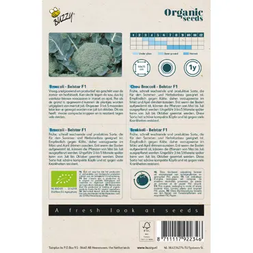 Bio broccoli belstar f1 25zdn - afbeelding 2