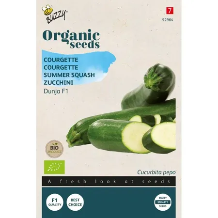 Bio courgette dunja f1 7zdn - afbeelding 1