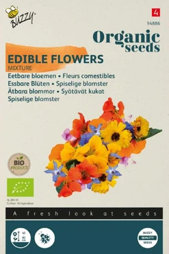 Bio mengsel eetbare bloemen 2g - afbeelding 1