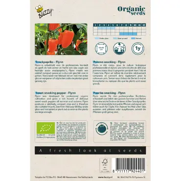 Bio snackpaprika flyn oranje 4zdn - afbeelding 2