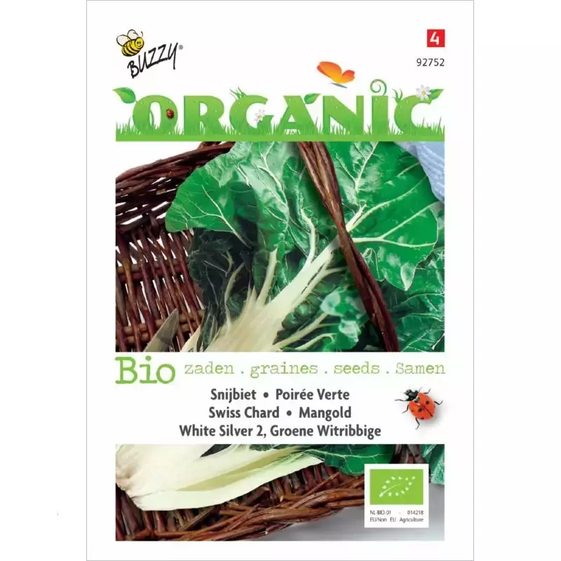 Buzzy® Organic Snijbiet Groene Witribbige (BIO)