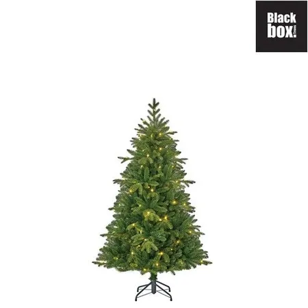 Black Box kunstkerstboom met led Brampton | h120 x d86 | groen met led