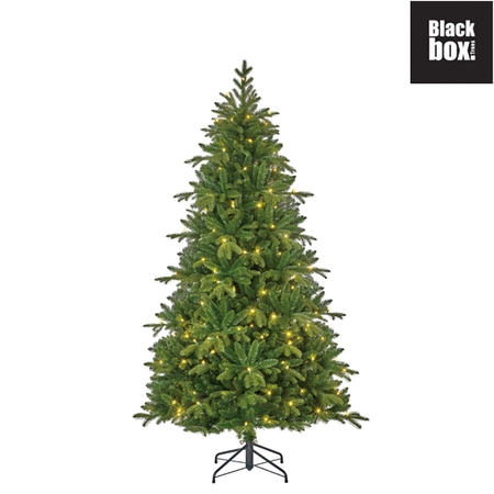 Black Box kunstkerstboom met led brampton | h215 x d125 | groen met led