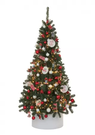 Kunstkerstboom Black Box Trees Charlton groen - h155 x d91cm