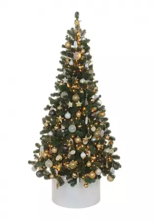 Kunstkerstboom Black Box Trees Charlton groen - h185 x d115cm