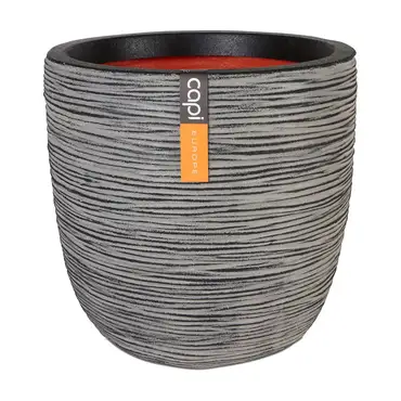 Capi Pot Bol Rib NL 54x52 cm - Antraciet - afbeelding 1