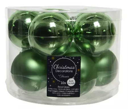 groene kerstbal