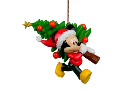 Disney Kerstbal Mickey met Kerstboom