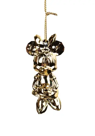 Disney Kerstbal Minnie Chrome Goud