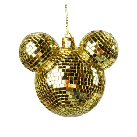 Disney kerstbal oren van Mickey disco goud