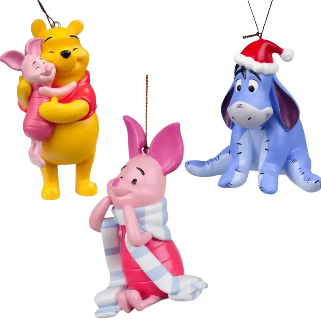 Disney Kerstbal Pakket Pooh en vrienden - 3 stuks