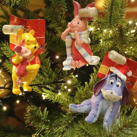 Disney Kerstbal Pakket Pooh en vrienden - 3 stuks - afbeelding 2