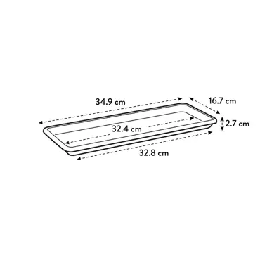 Elho Balkon Schotel Barcelona 40cm Antraciet - afbeelding 2