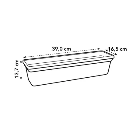 Elho Balkonbak green basics 40cm Groen - afbeelding 2