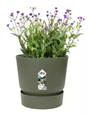 Elho Pot Greenville Rond 20cm Groen - afbeelding 3