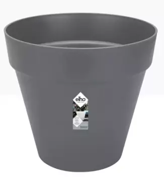 Elho pot loft urban rond D20cm antraciet - afbeelding 1