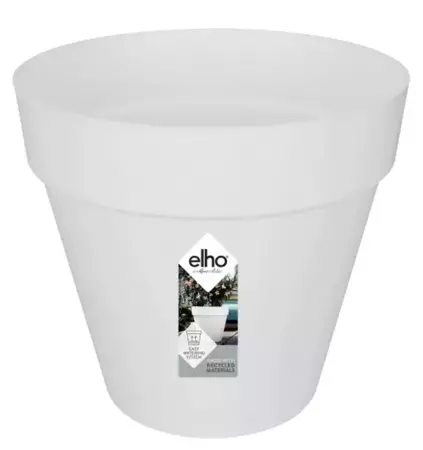 Elho pot loft urban rond D20cm wit - afbeelding 1