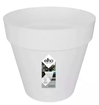 Elho pot loft urban rond D20cm wit - afbeelding 1