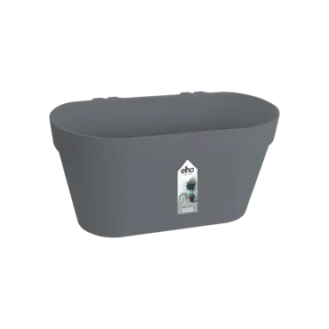 Elho Pot loft urban wall duo 28cm antraciet - afbeelding 1