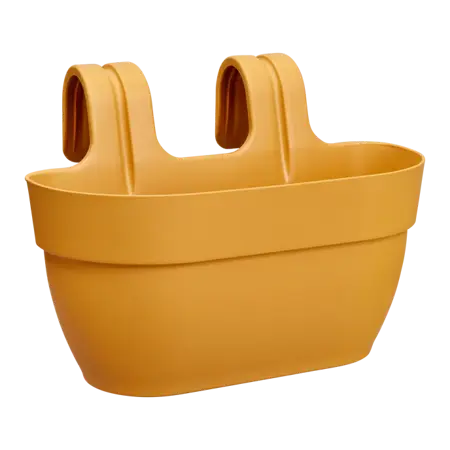 Elho Vibia Campana Medium Hangpot Geel - afbeelding 1