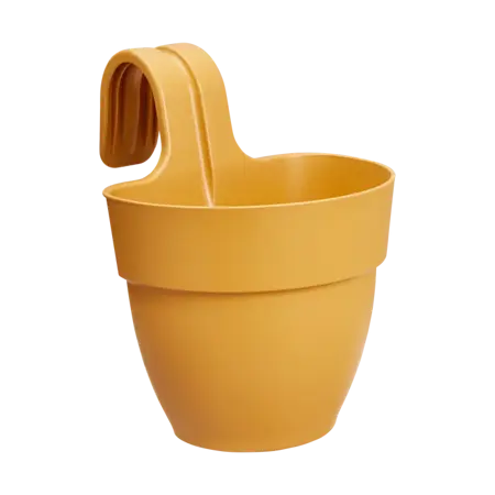 Elho Vibia Campana Small Hangpot geel - afbeelding 1