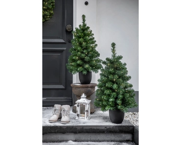 Everlands Kunstkerstboom in pot LED 120cm groen - afbeelding 2