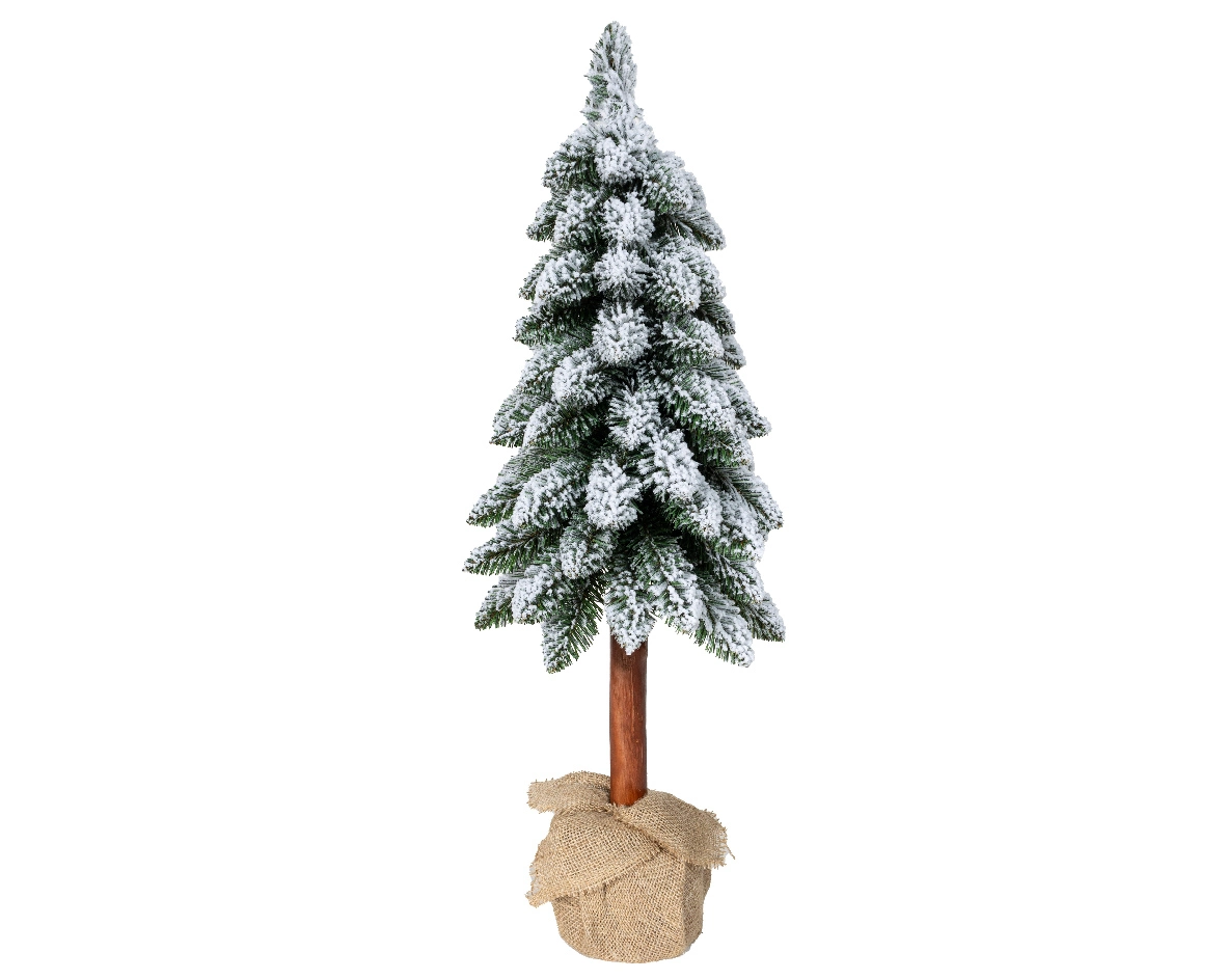 Everlands Tora kunstkerstboom 80cm groen/wit