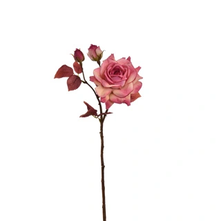 Fluweel open roossteel l60cm d.roze