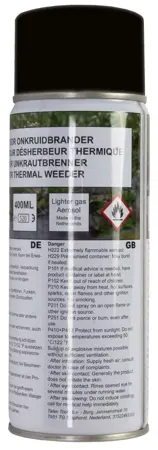 Gasfles voor onkruidbrander 400ml