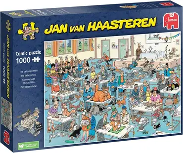 Jan van Haasteren De Kattenshow Puzzel (1000 stukjes)