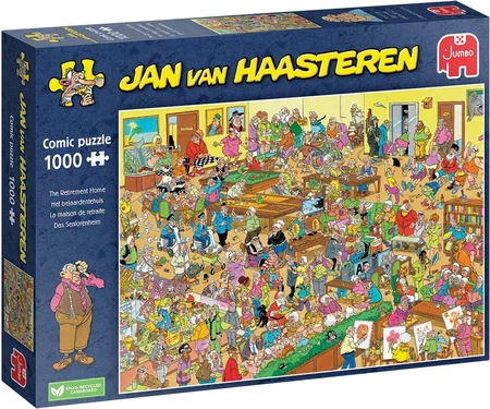 Jan van Haasteren Het Bejaardentehuis Puzzel (1000 stukjes) - afbeelding 1