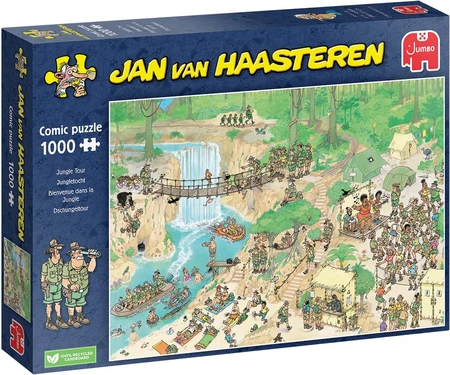 Jan van Haasteren Jungletocht Puzzel (1000 stukjes) - afbeelding 1