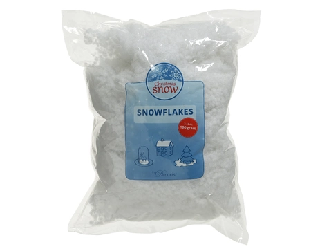 Kaemingk Sneeuwvlokken 100g wit - afbeelding 1