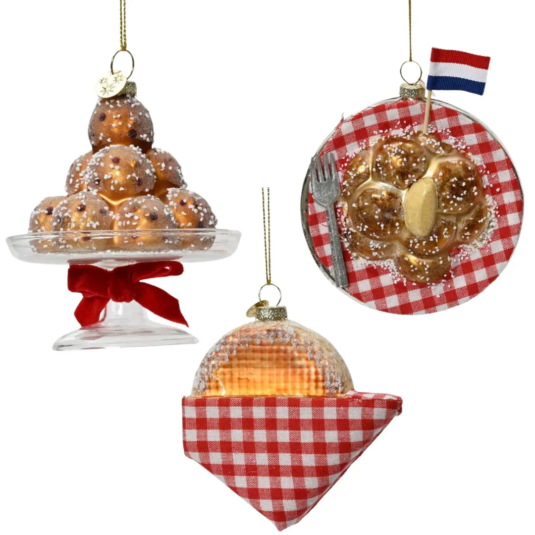 Kerstbal Pakket Hollandse Lekkernijen - 3 stuks