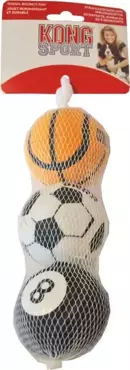 Kong hond Sport 3 sportballen medium 3 stuks