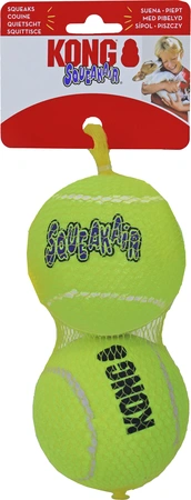 Kong hond Squeakair met piep large 2 tennisballen Ø7,5cm