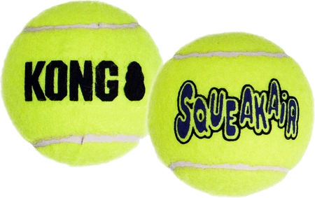 Kong hond Squeakair met piep X-small 3 tennisballen Ø4 cm - afbeelding 2