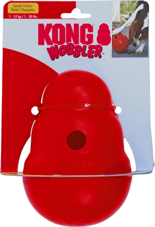 Kong hond Wobbler rood small