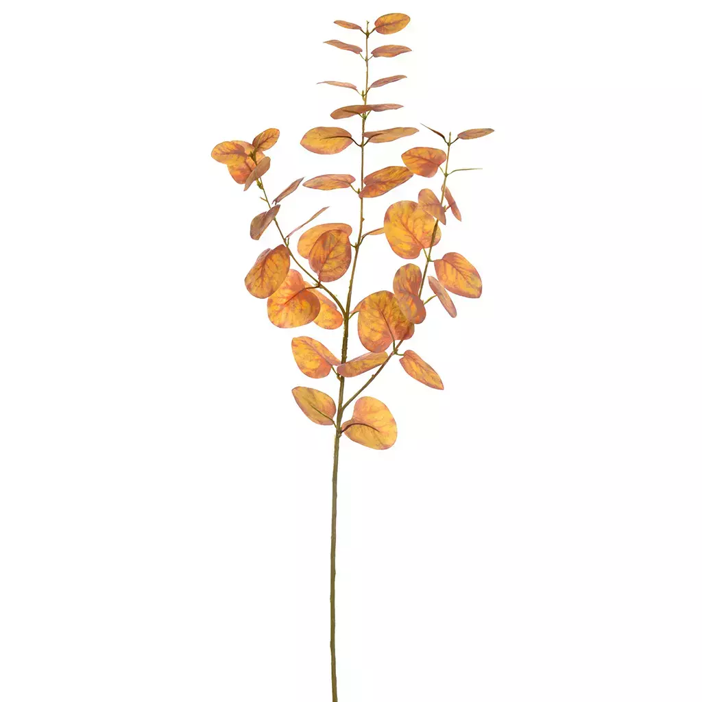 Kunstbloem Eucalyptus 75cm - Geel