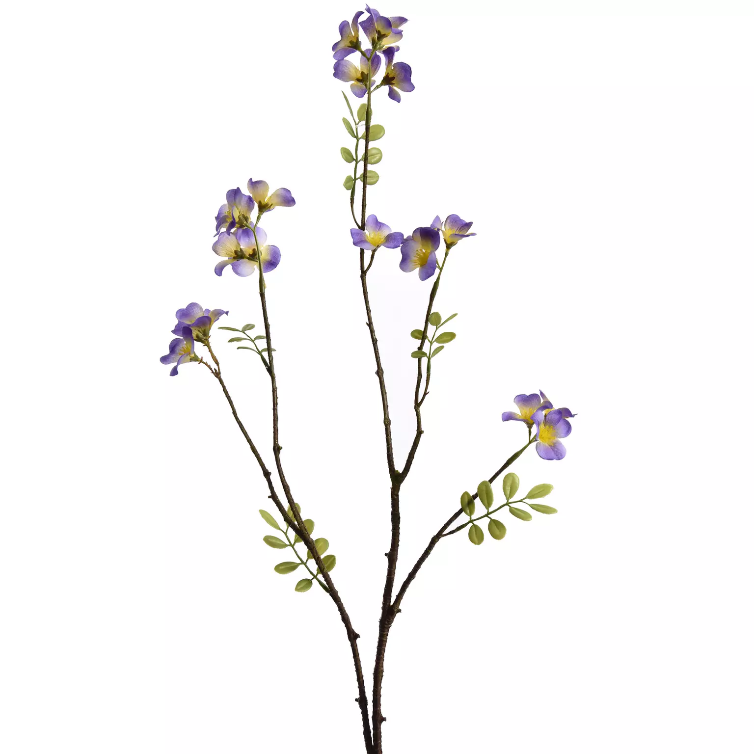 Kunstbloem Primulasteel 70cm - blauw/paars