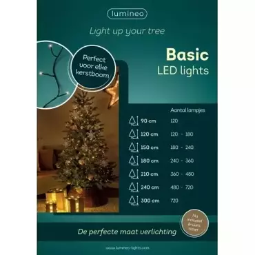 Brampton kerstboom slim groen - h120 x d86cm