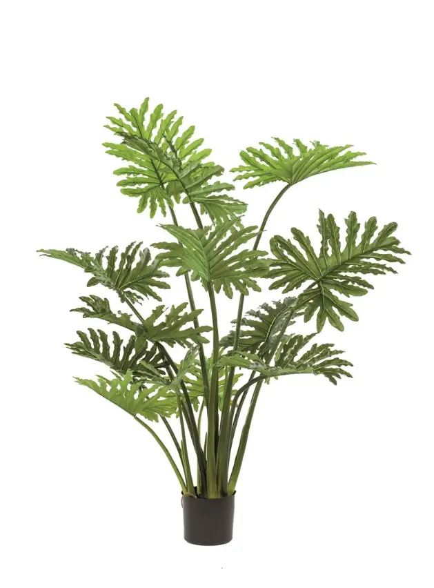 Kunstplant Philodendron Selloum - 125cm